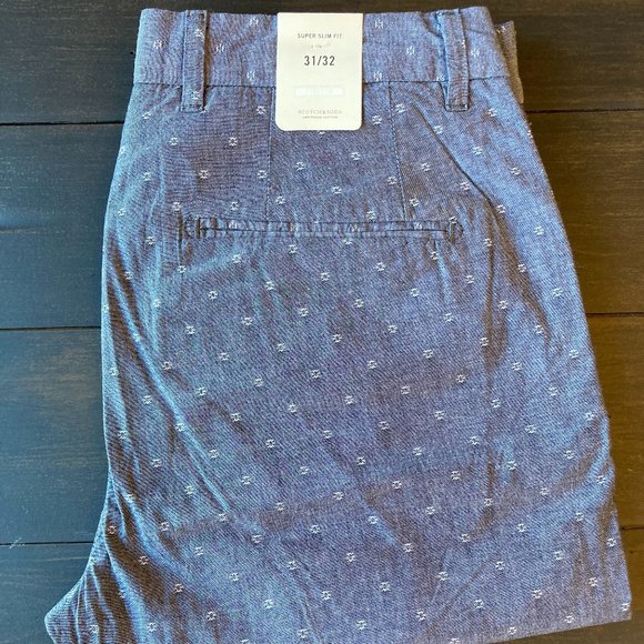 Mens SCOTCH & SODA Mott Chino Pants (NWT) - Picture 3 of 3